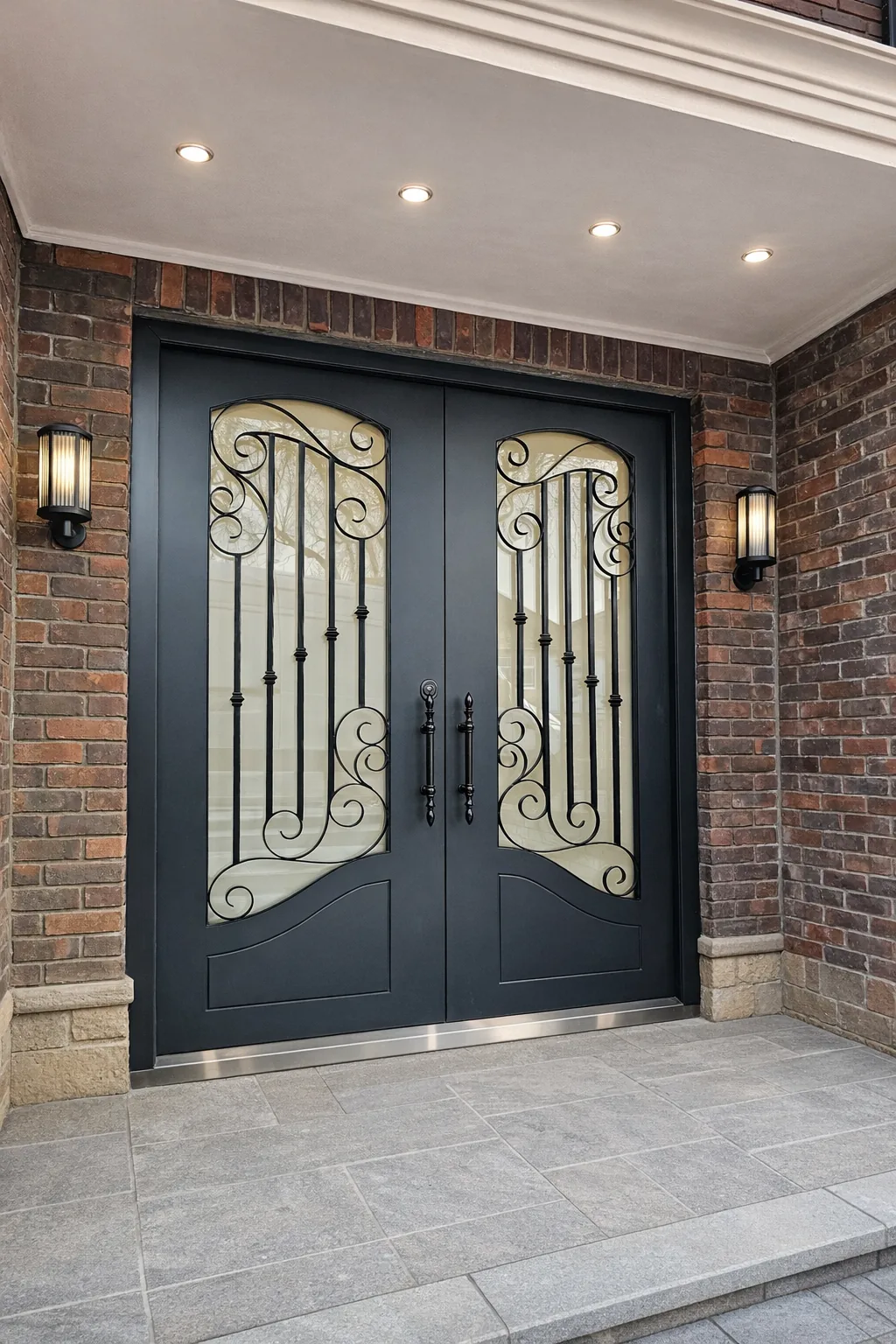 Bespoke security door on a residential home