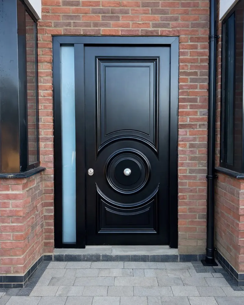 Modern security door installation