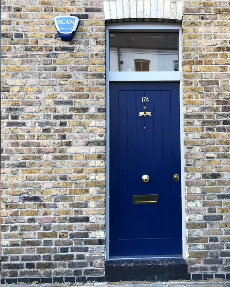 Premium finishing on steel door