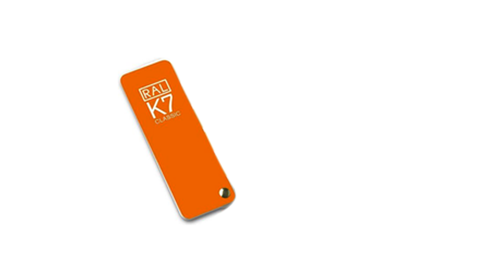 RAL K7 colour fan, closed